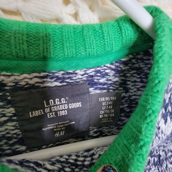 H&M Long Sleeve Sweater Boys Winter Bundle Set of 2 Size 2-4Y - Picture 4 of 10